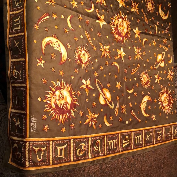 Moon Gianni Versace Zodiac Scarf Versace Zodiac Scarf 2025